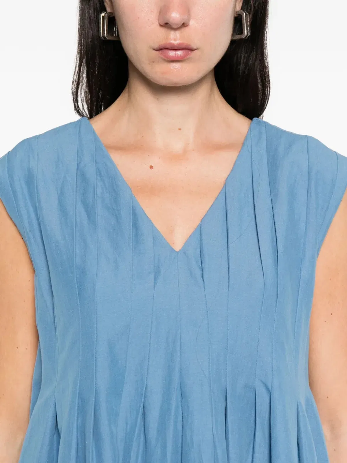 'S Max Mara S Max Mara Cotton And Ramie Piega Dress