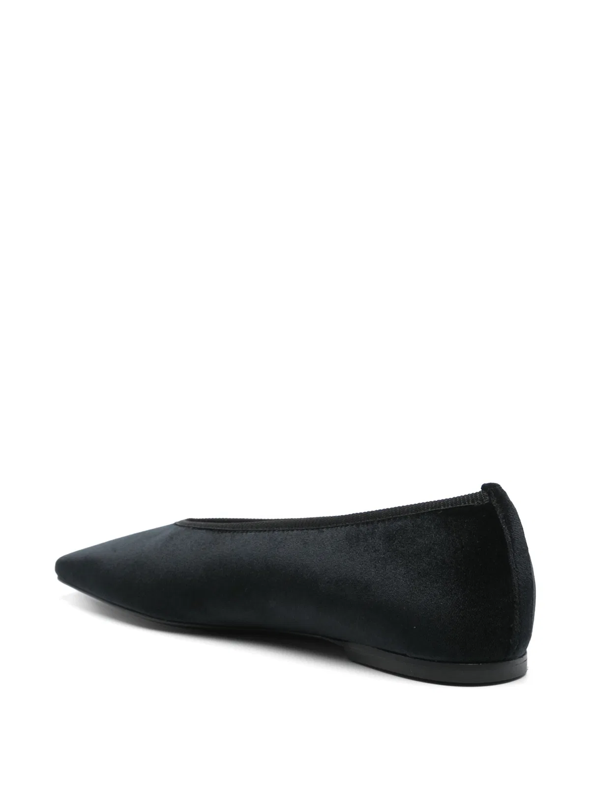 Toteme Minimalist Velvet Ballerinas