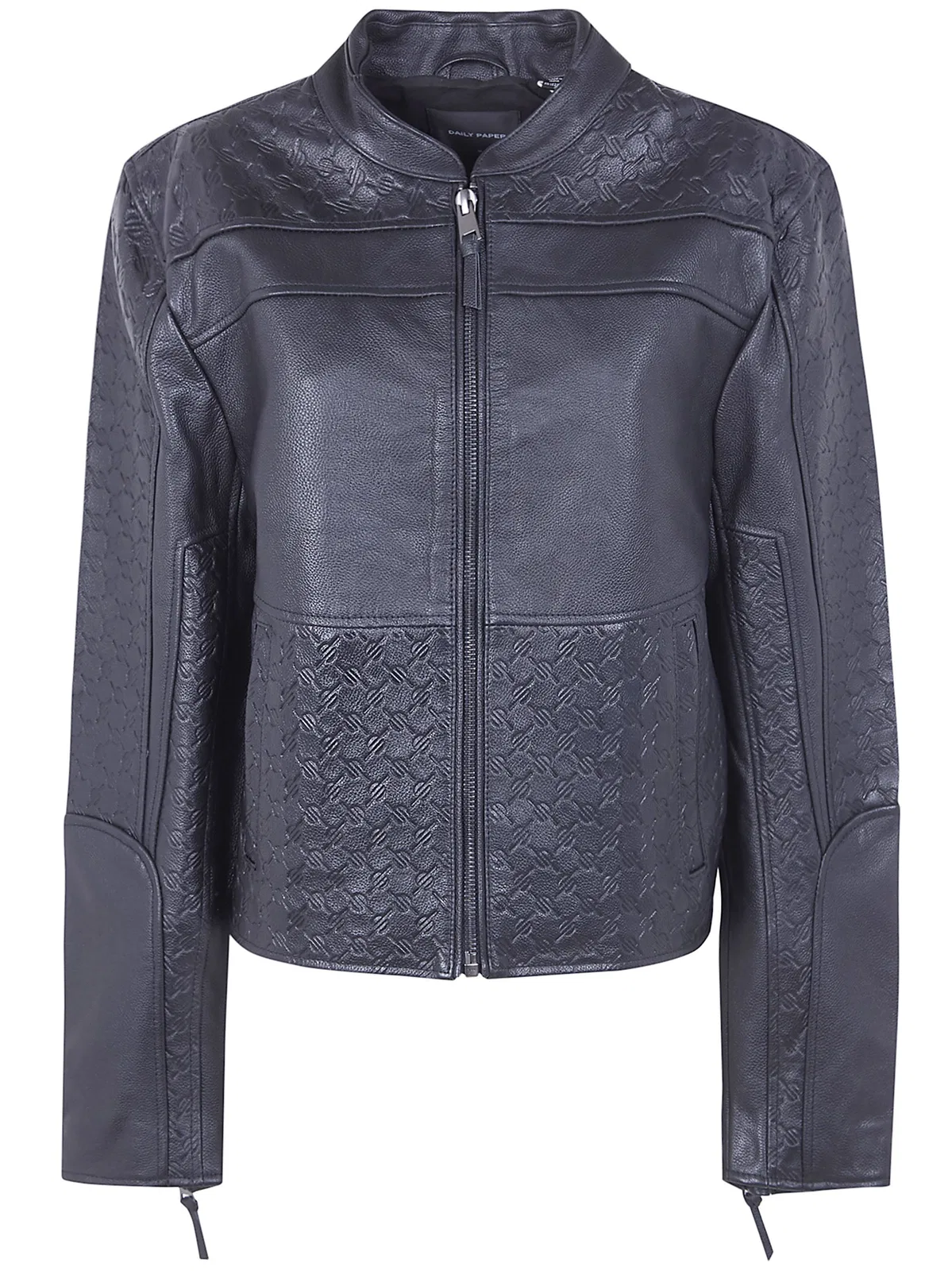 Daily Paper "Structured" Leather Jacket