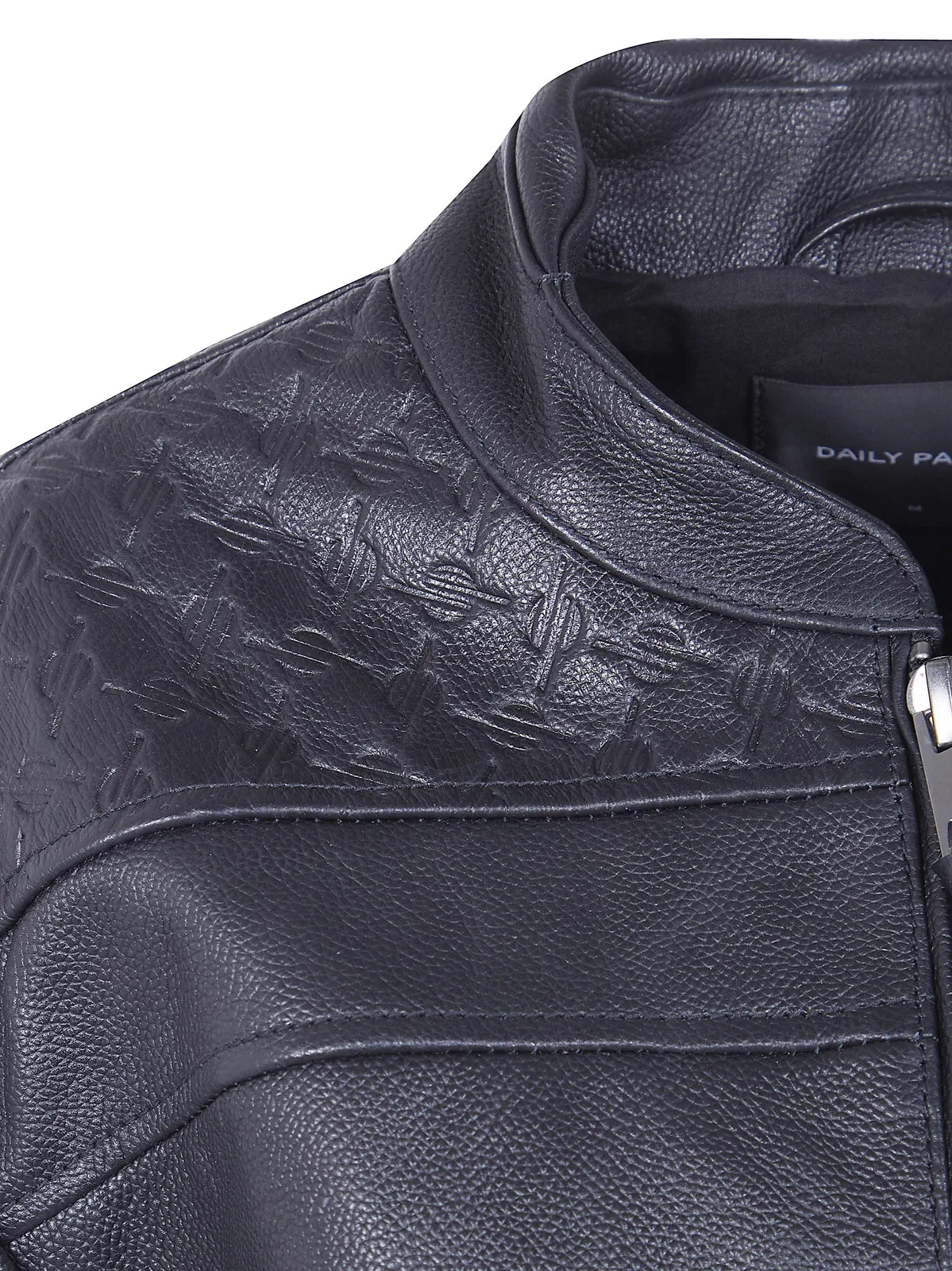 Daily Paper "Structured" Leather Jacket