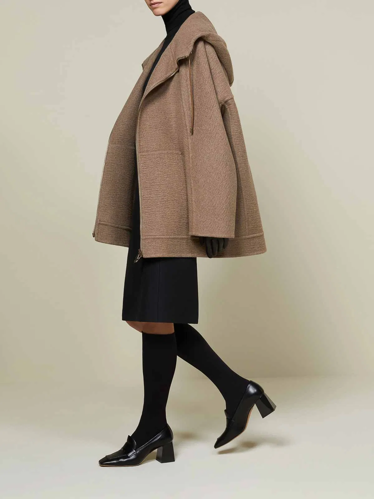 Max Mara Gradi Cashmere Sweatshirt Coat By Atelie