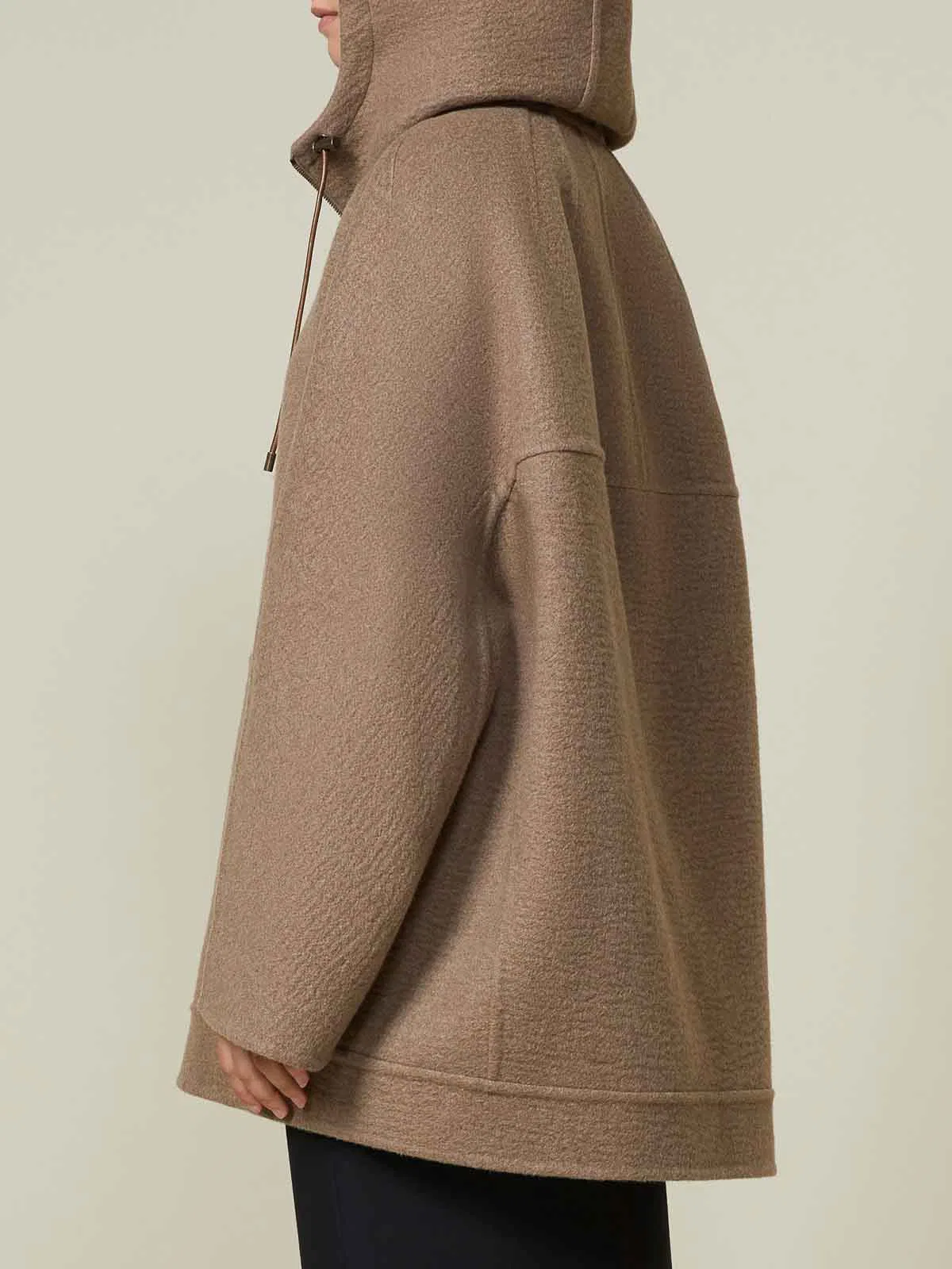 Max Mara Gradi Cashmere Sweatshirt Coat By Atelie