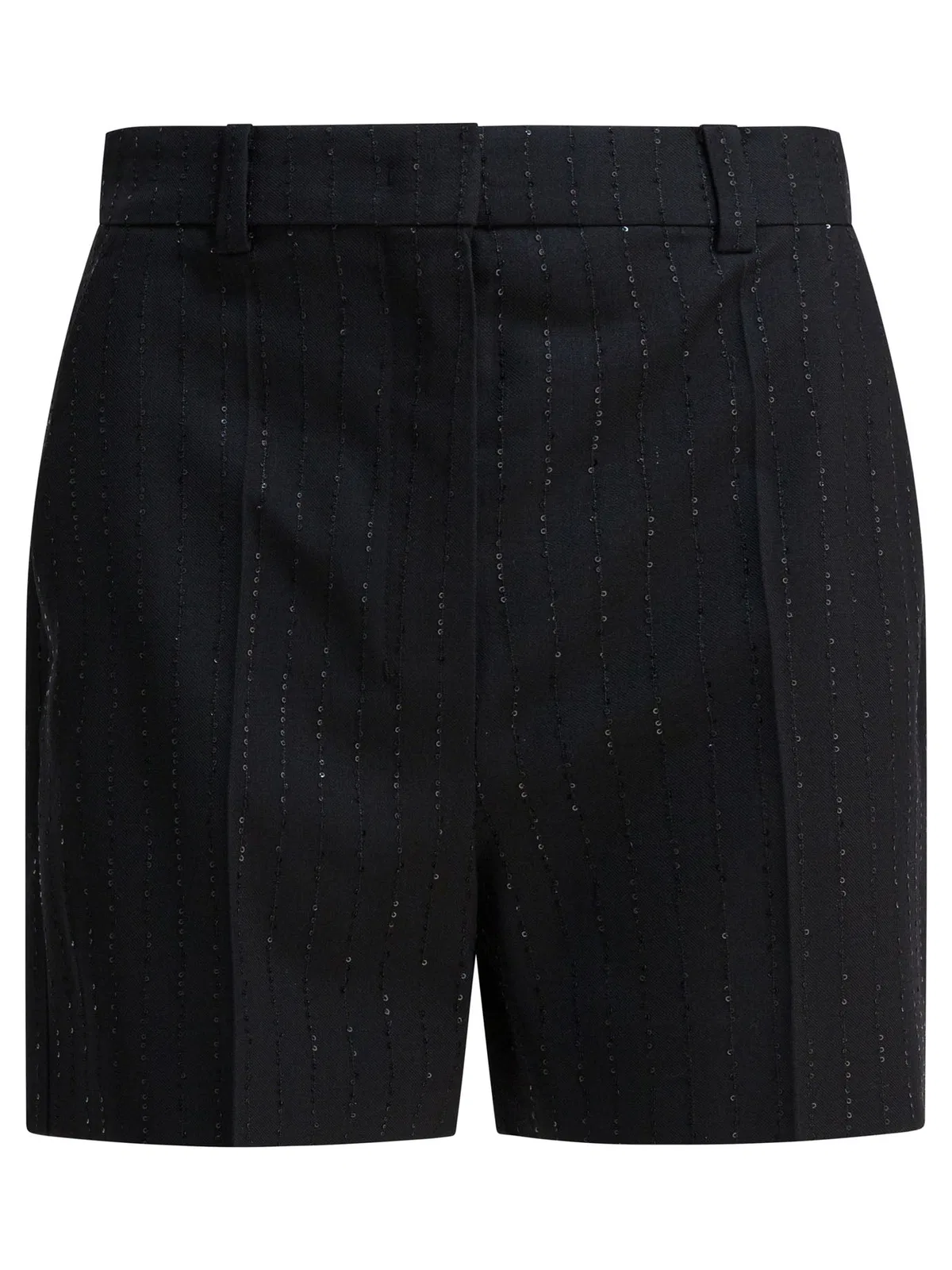 Max mara pianoforte Black Wool Blend Shorts