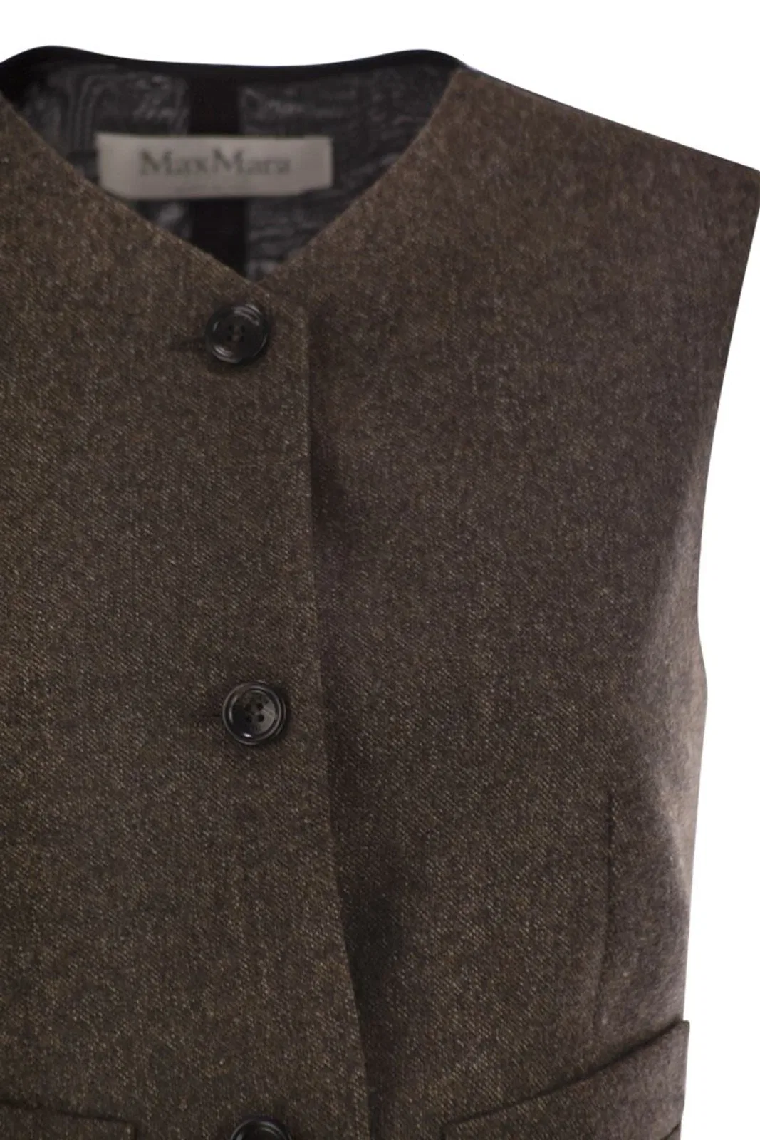 Max Mara Bikini1234 - Wool Felt Waistcoat
