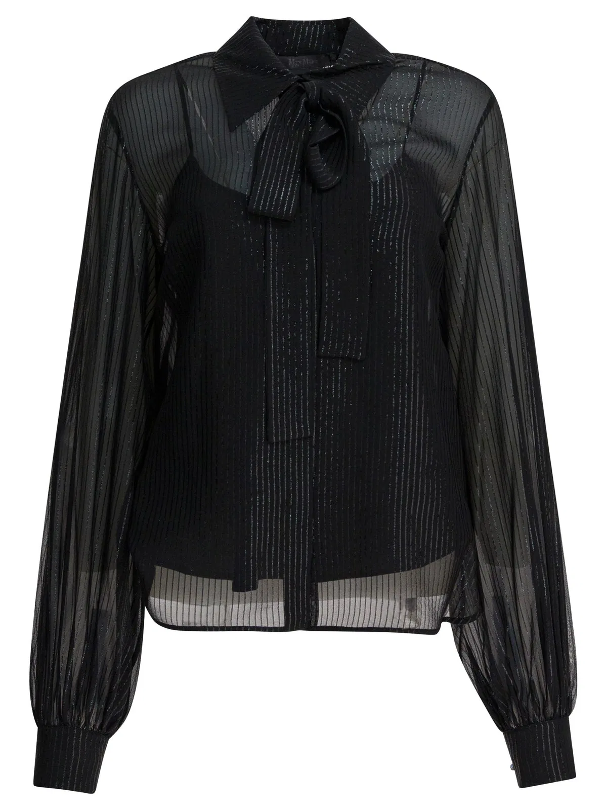 Max mara pianoforte Black Silk Blend Shirt