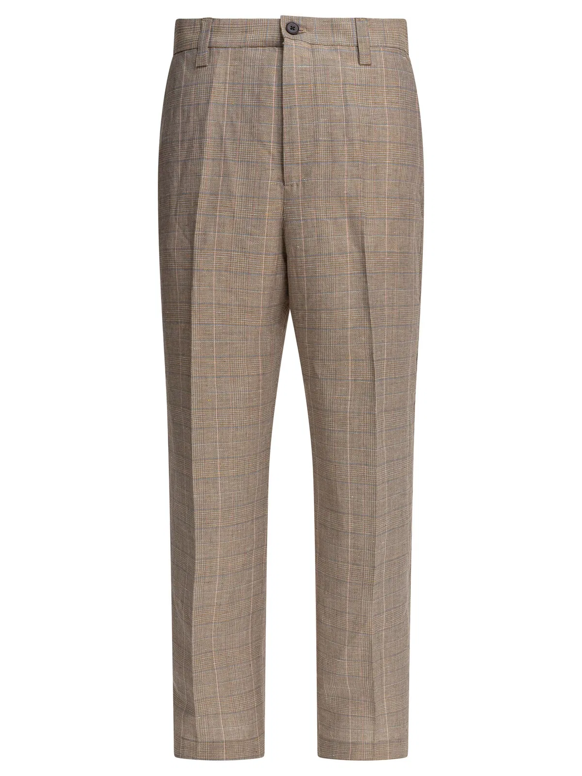 Nn07 Wool Brown Trousers