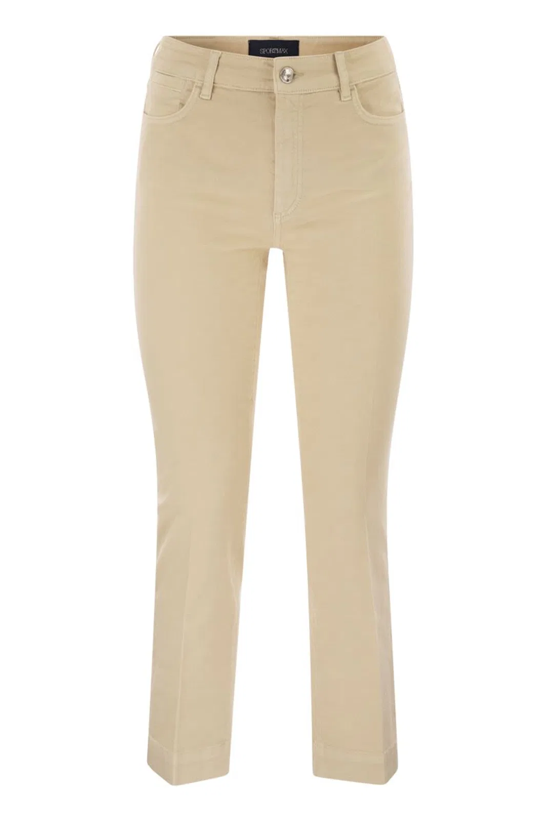 Max Mara Sportmax Enna - Denim Pants With Mini Flare Line