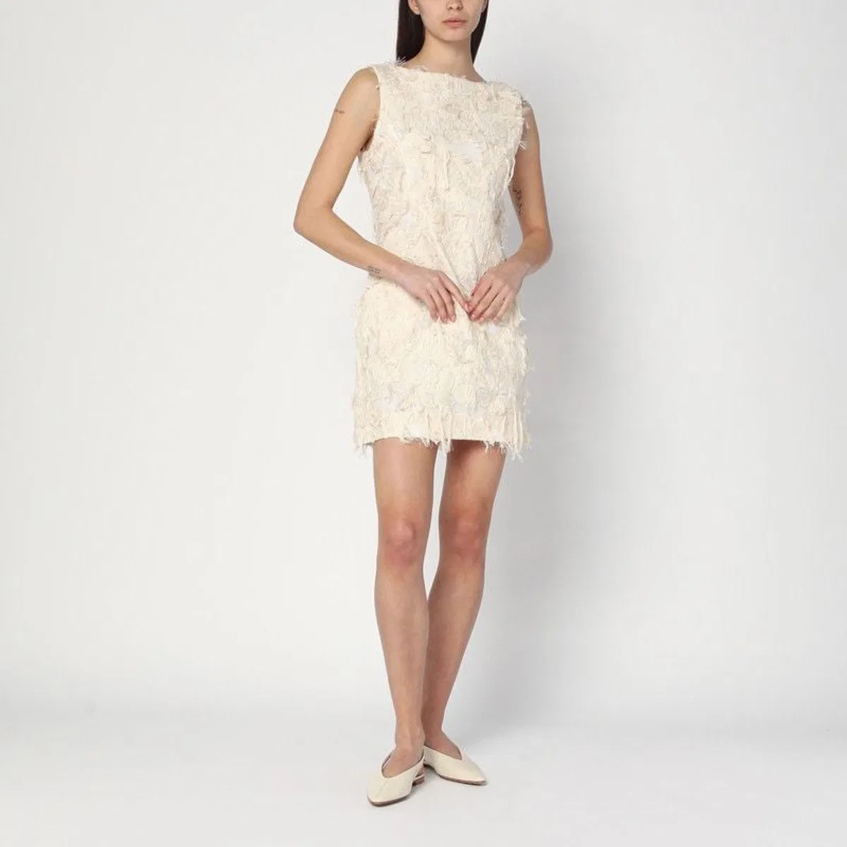 Mkdt studio Atelier Dashan Cream-Colored Dress
