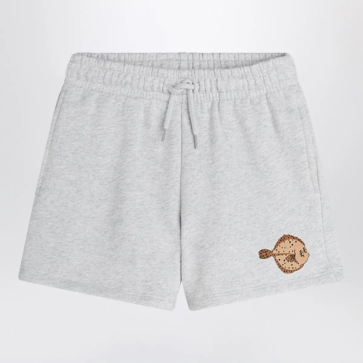 Mini rodini Shorts Grey With Flundra Print