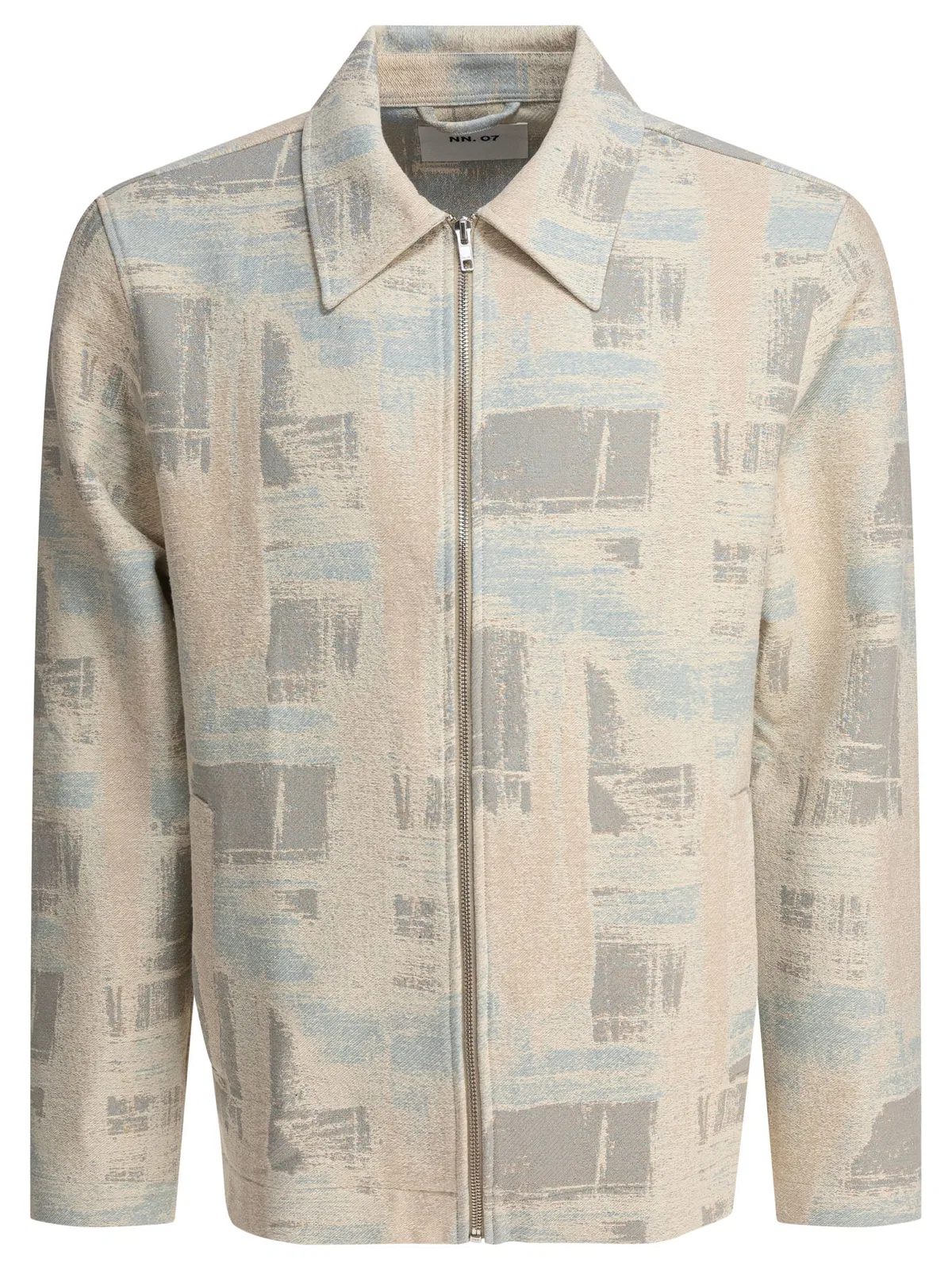 Nn07 Light Blue Cotton Jacket