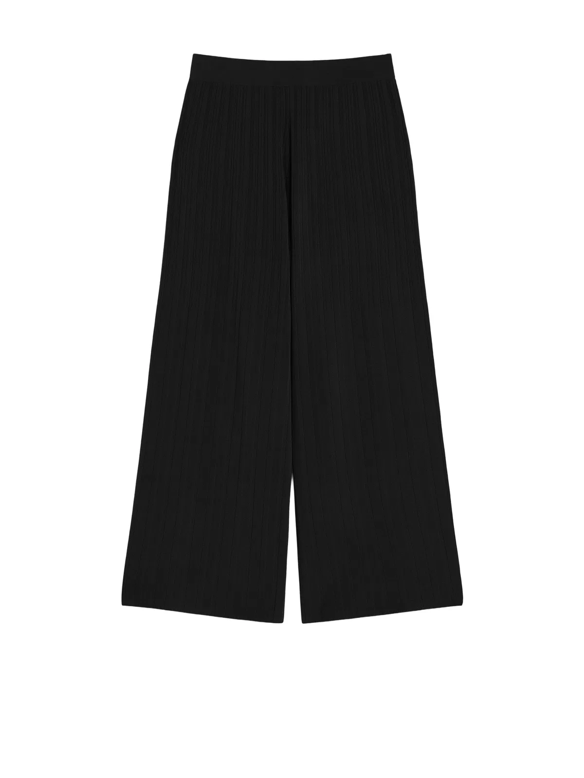 Weekend Max Mara Black Viscose Yarn Trousers