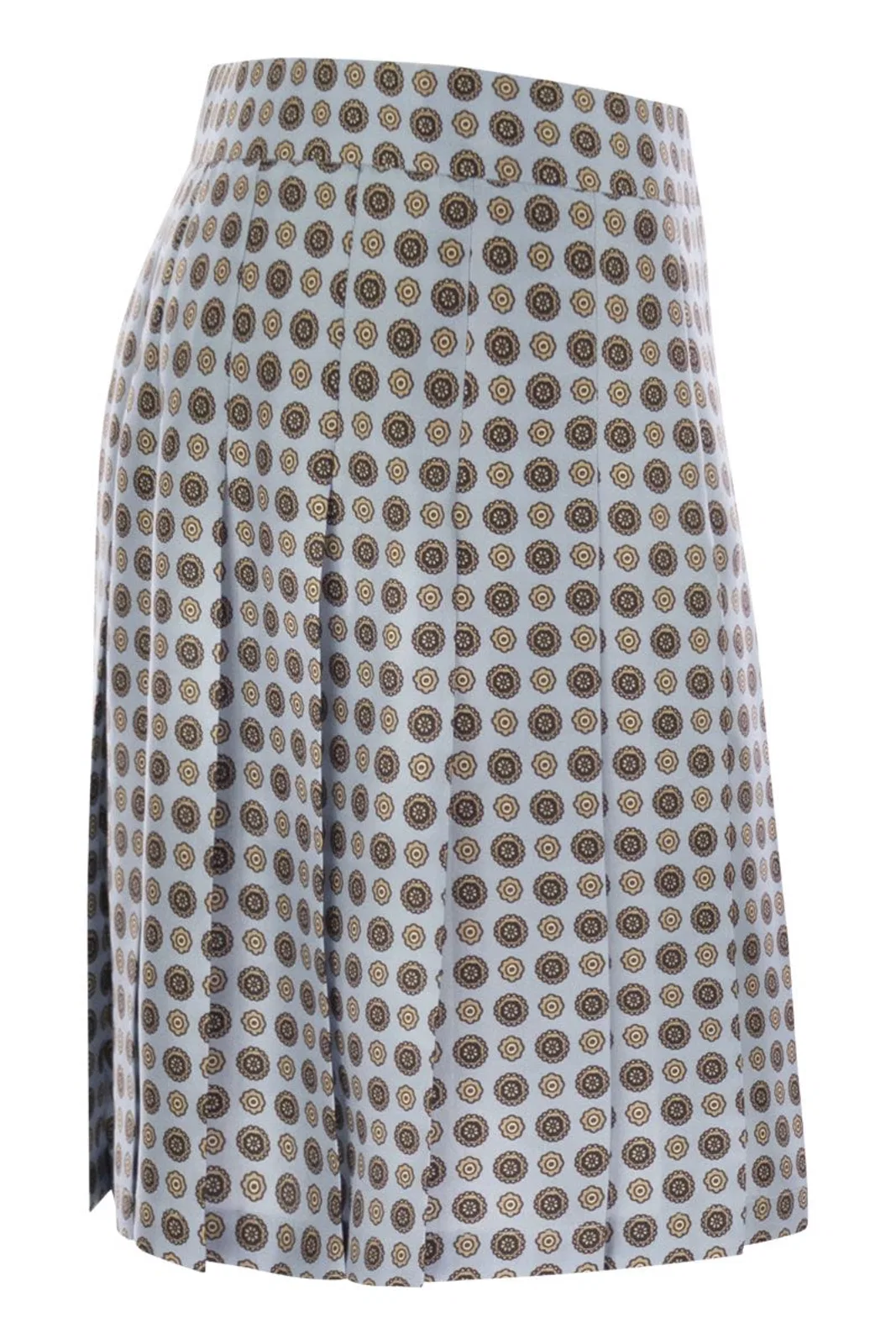 Max Mara Madison - Pleated Silk Skirt