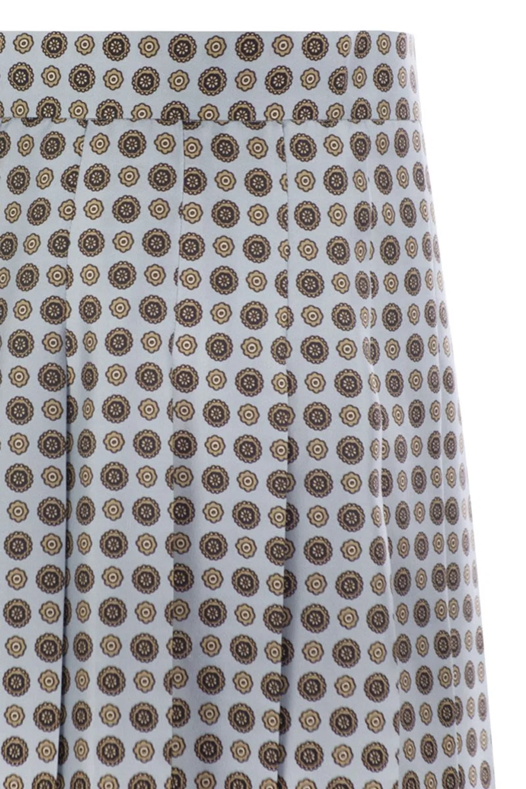 Max Mara Madison - Pleated Silk Skirt