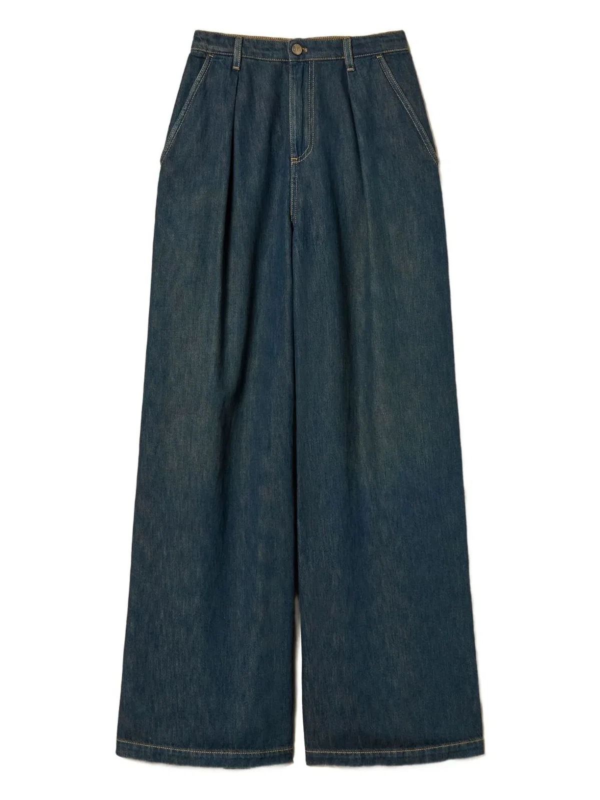 Twin-Set Wide Pleated Jeans