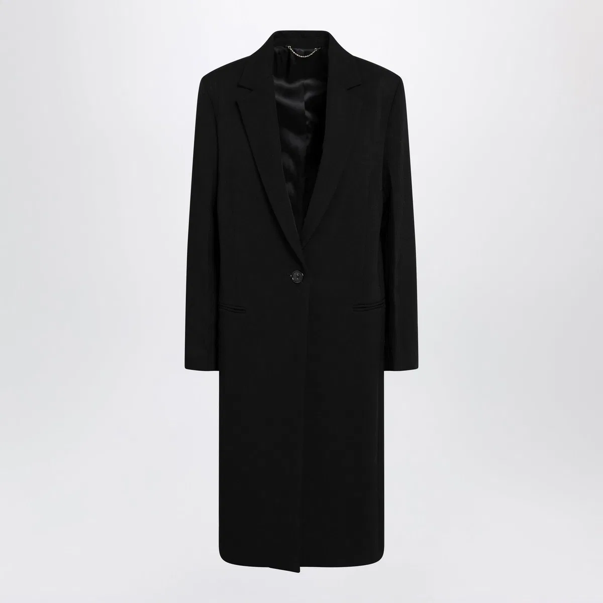 Toteme Garderob Oversized Wool Coat In Black