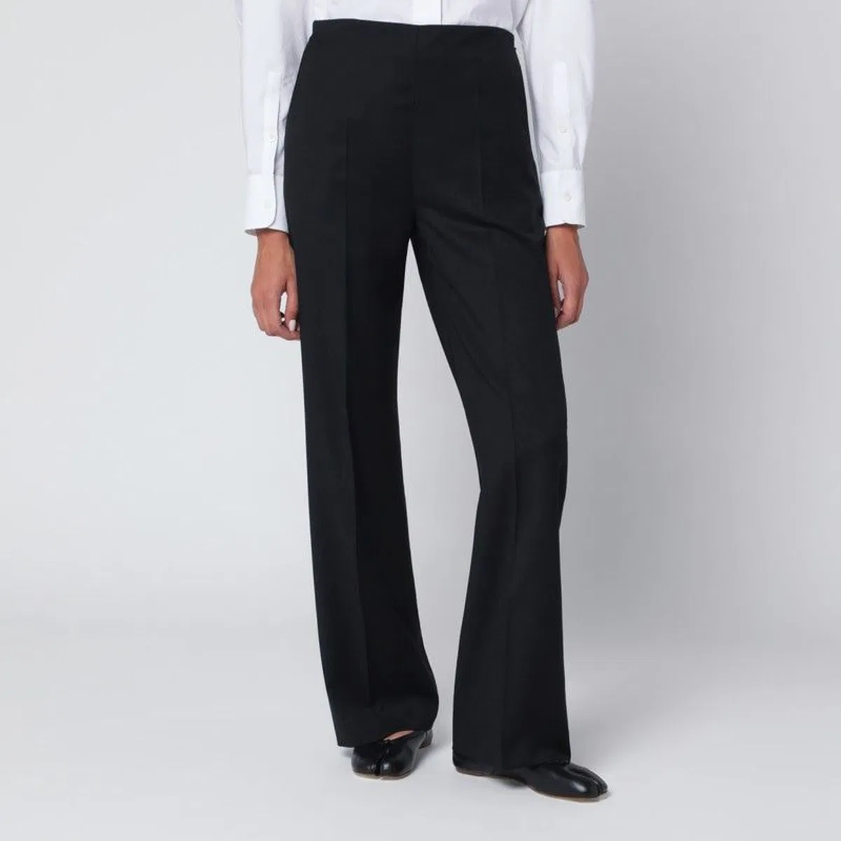 Mkdt studio Black Priska Trousers In Wool