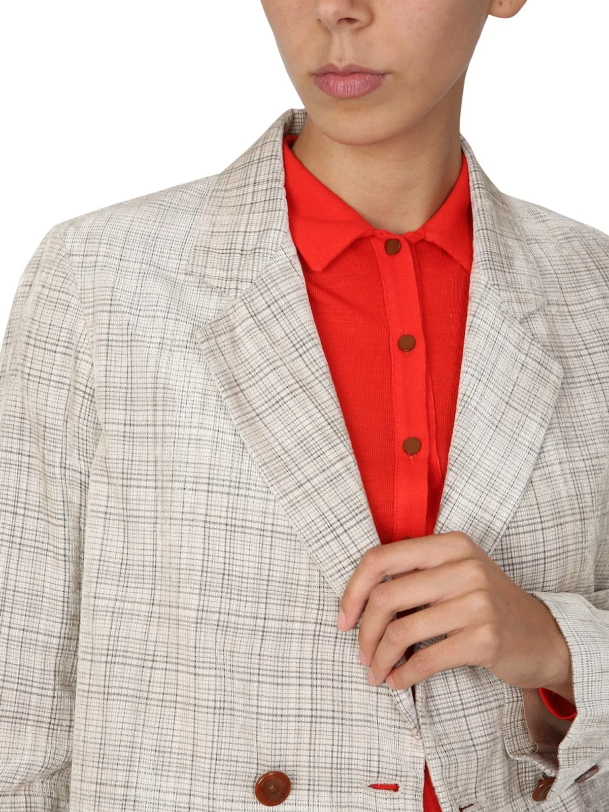 Alysi Double-Breasted Blazer