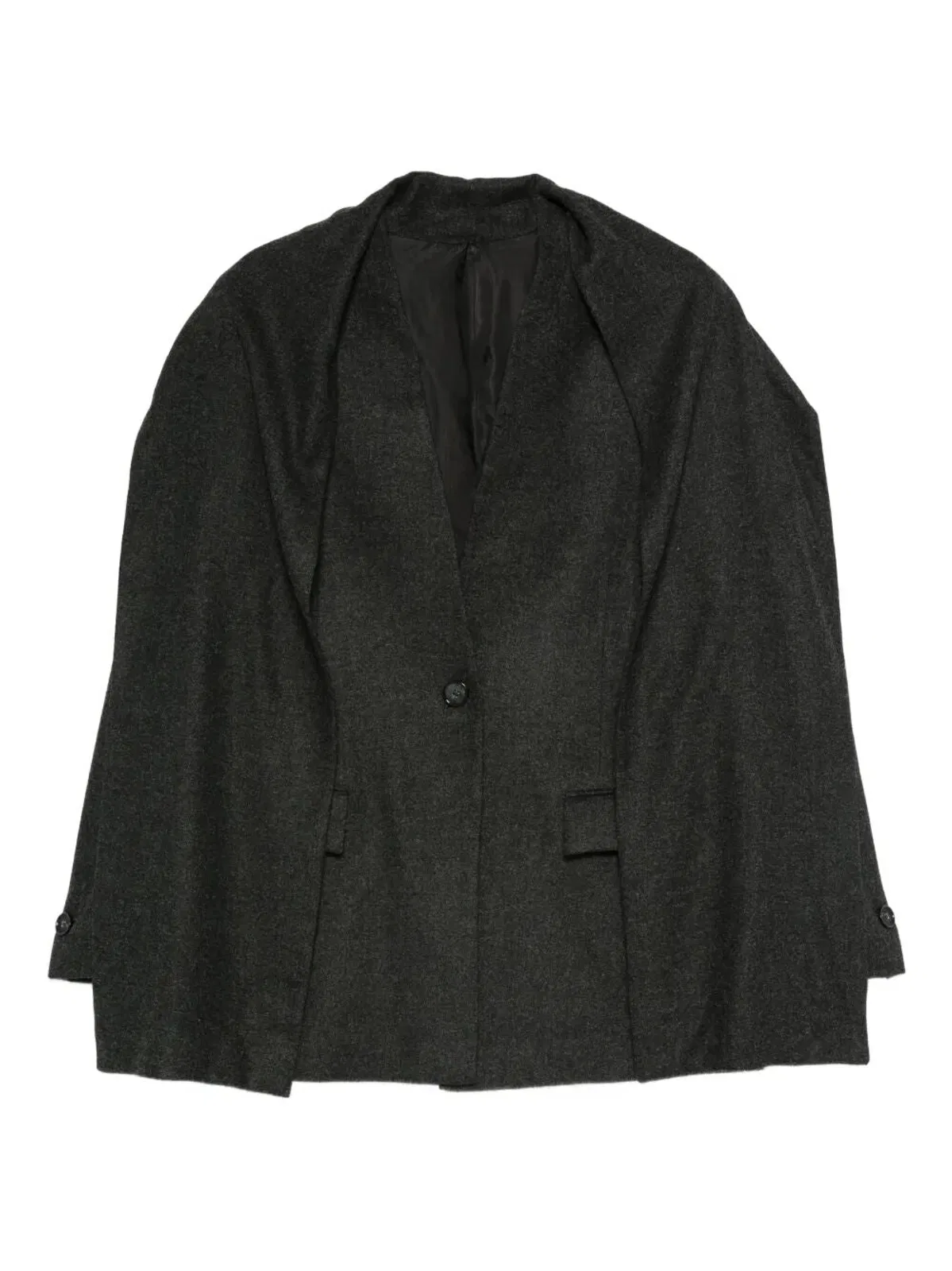 Toteme Viscose Wool "Scarf" Blazer
