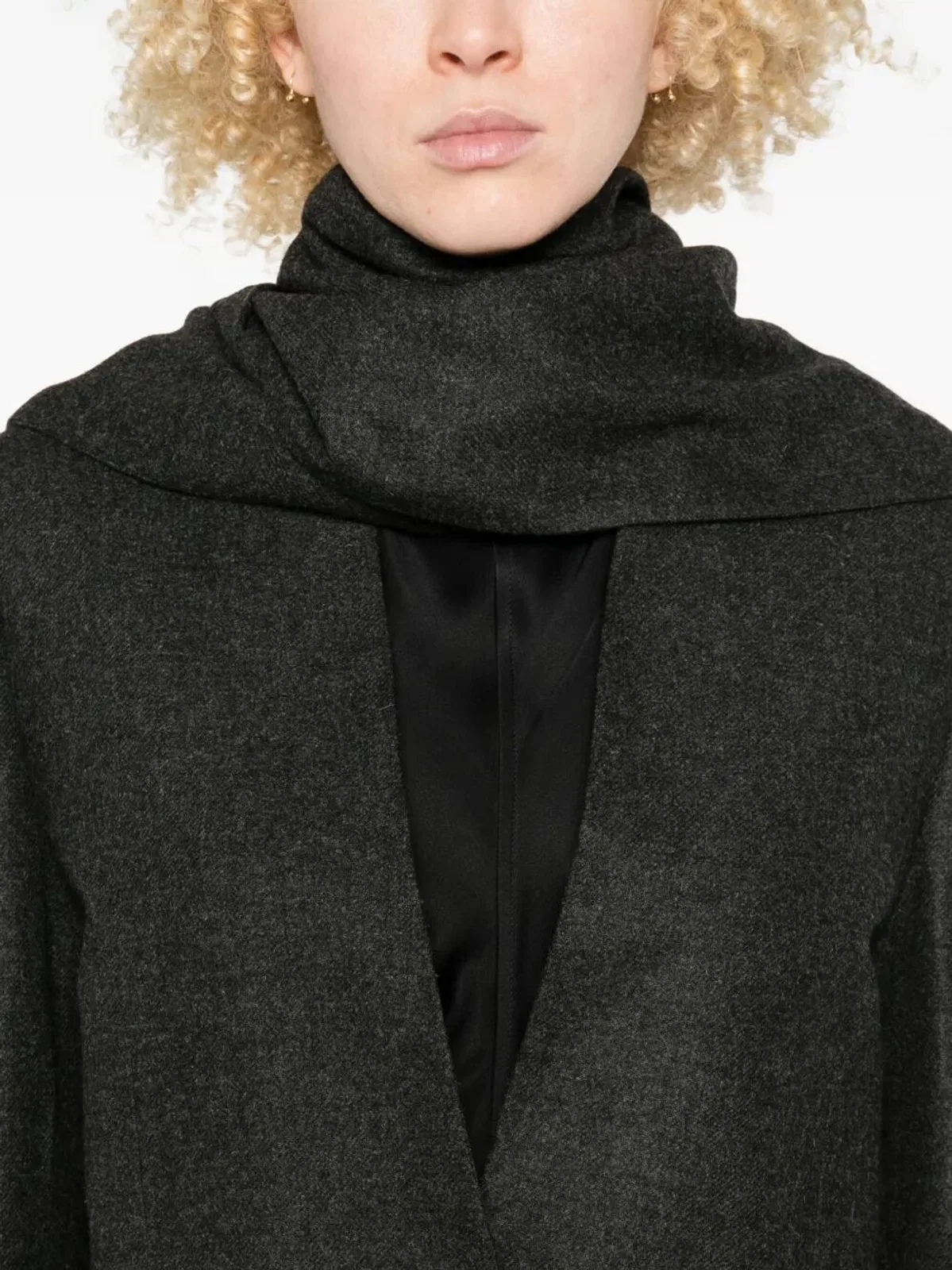 Toteme Viscose Wool "Scarf" Blazer
