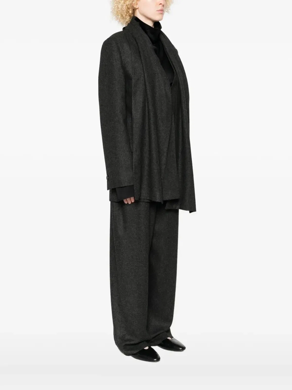 Toteme Viscose Wool "Scarf" Blazer