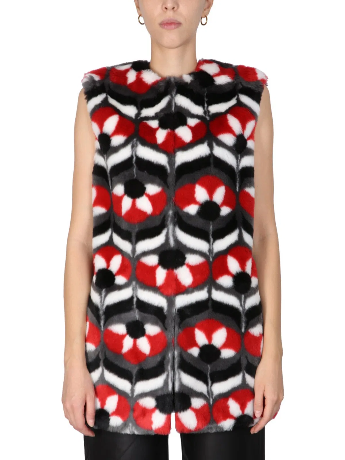 Boutique Moschino Faux Fur Vest