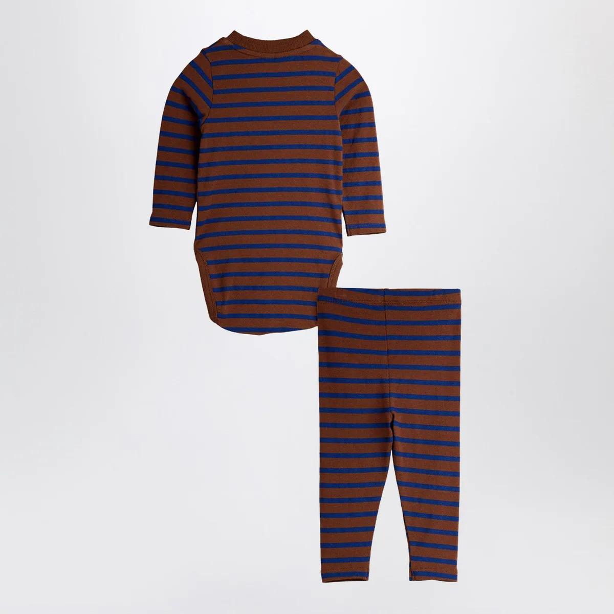 Mini rodini Stripe Bird Patch Baby Set