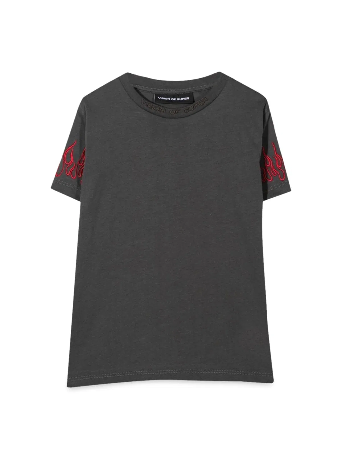 Vision Of Super M/C Embroidery Red Flames
