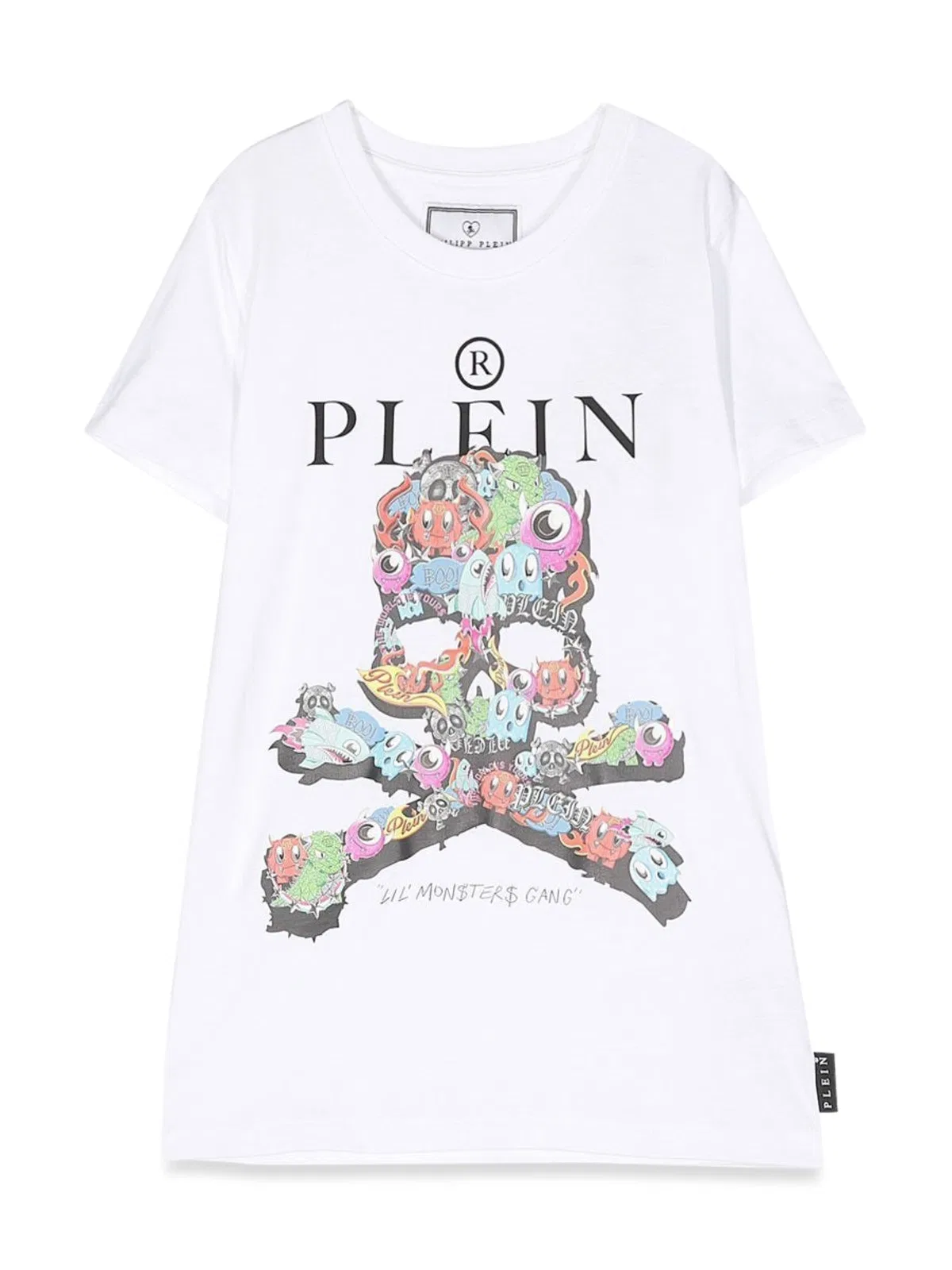 Philipp Plein Maxi T-Shirt Skull