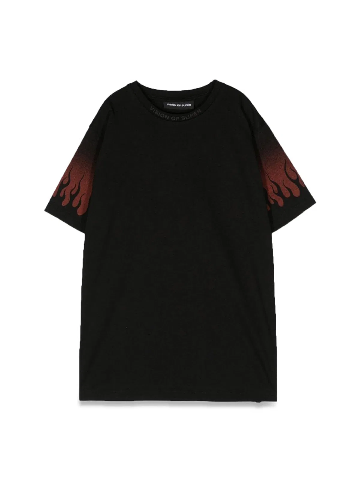 Vision Of Super Negative Red Flames M/C T-Shirt