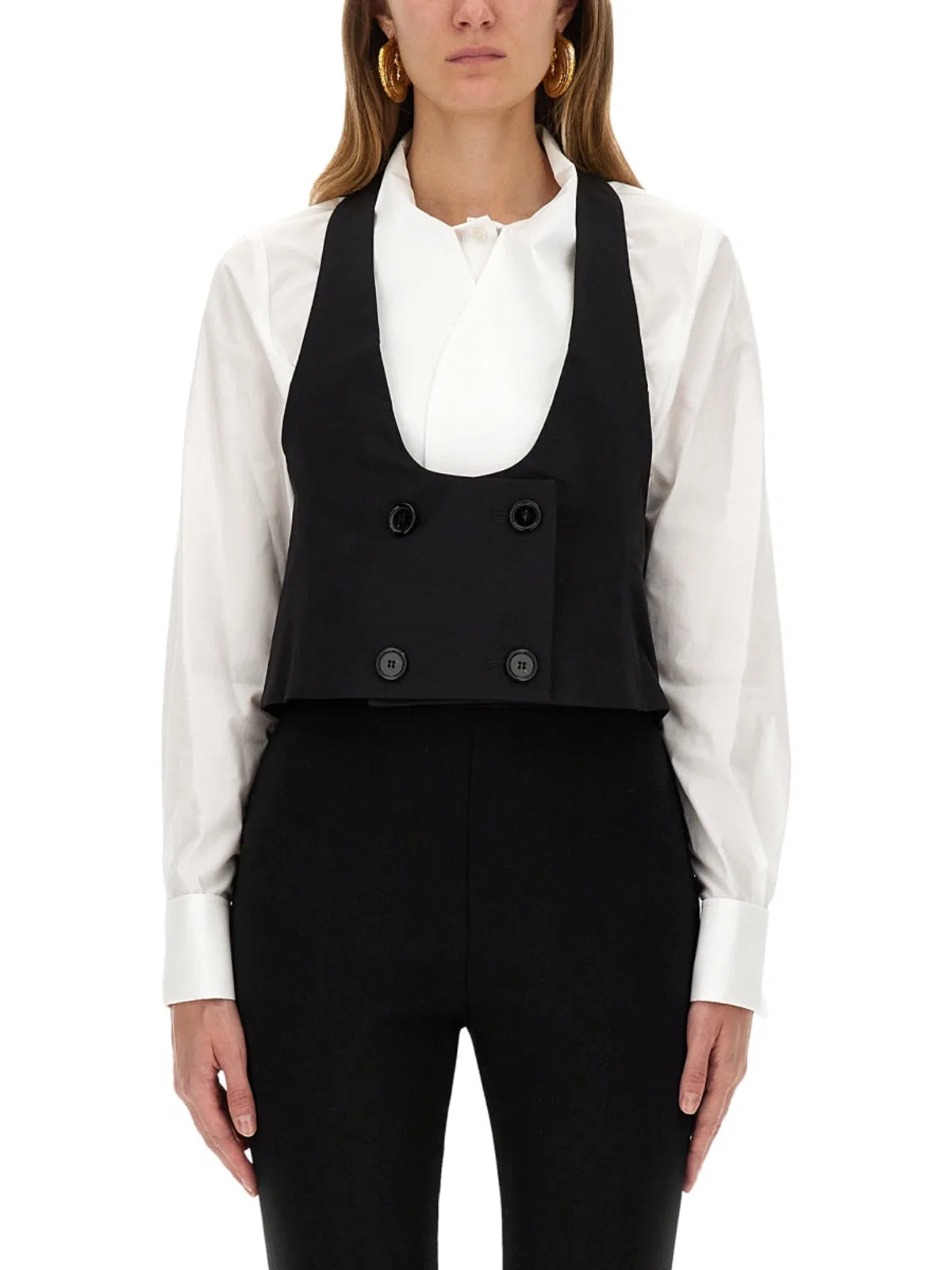 Nina Ricci Vest With Open Back
