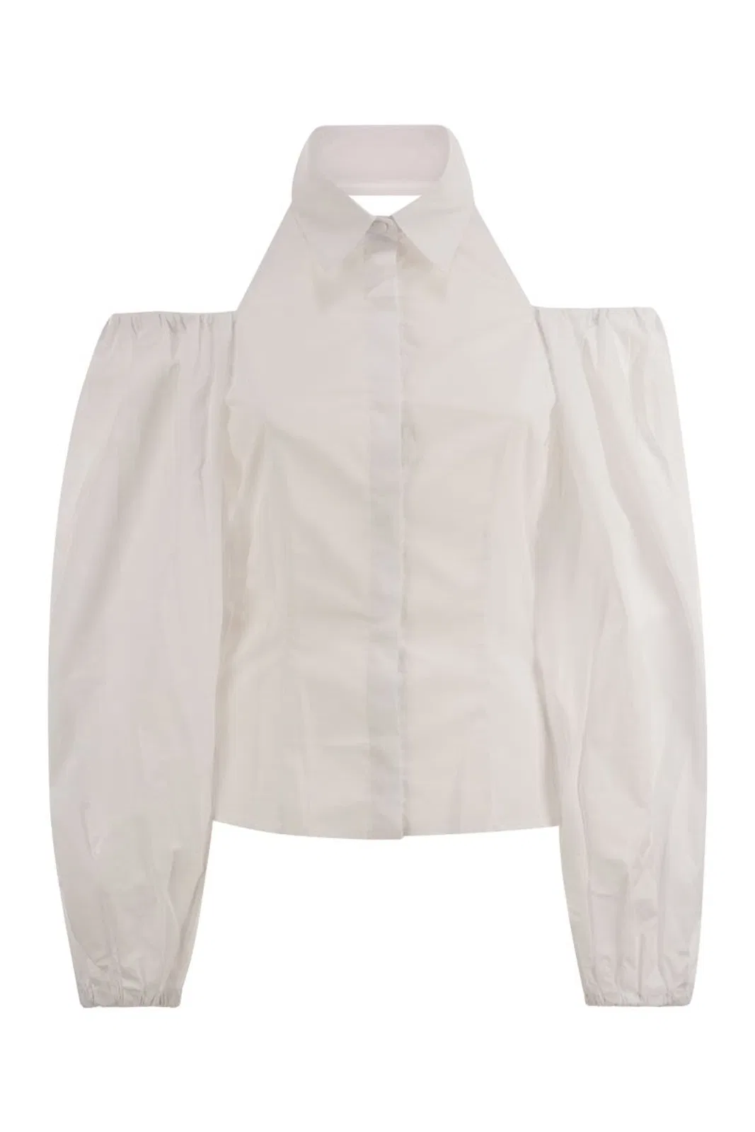 MVP Wardrobe Cotton Shirt With Balloon Sleeves