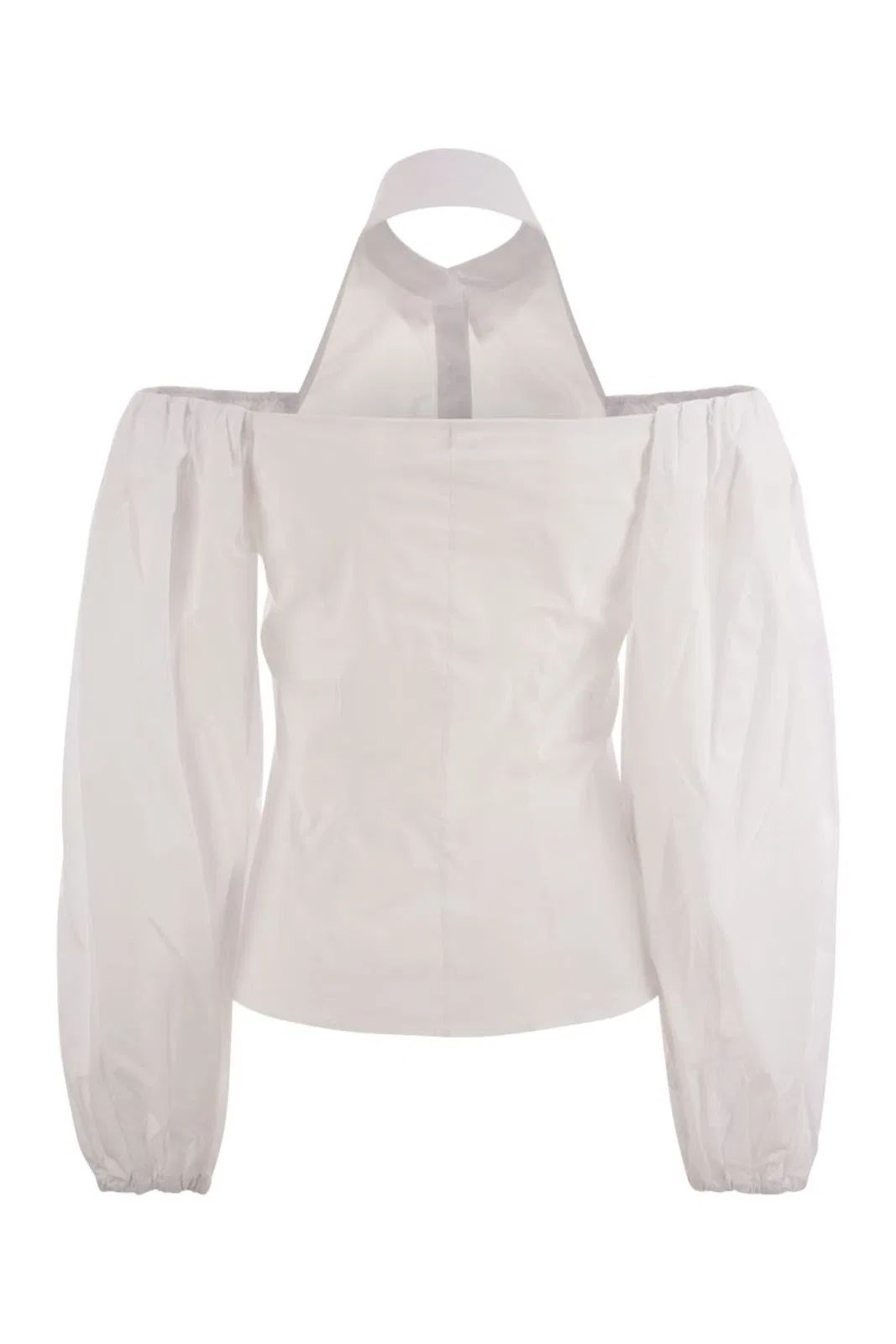MVP Wardrobe Cotton Shirt With Balloon Sleeves