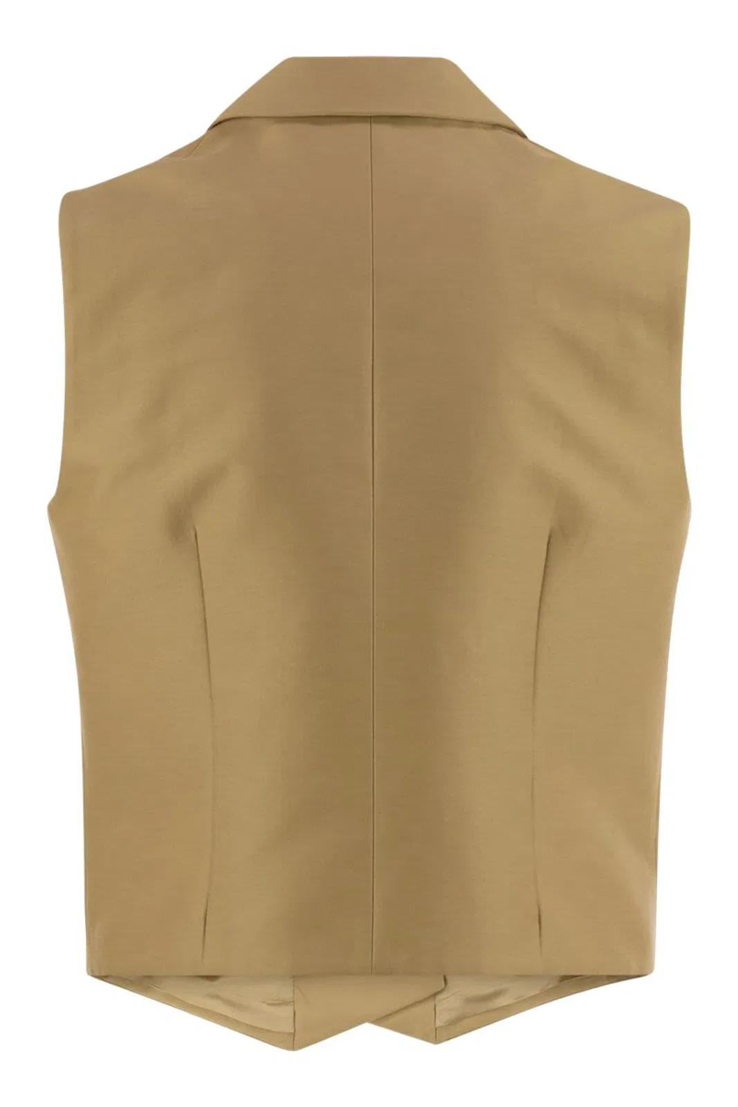 MVP Wardrobe Double-Breasted Cotton And Silk Waistcoa