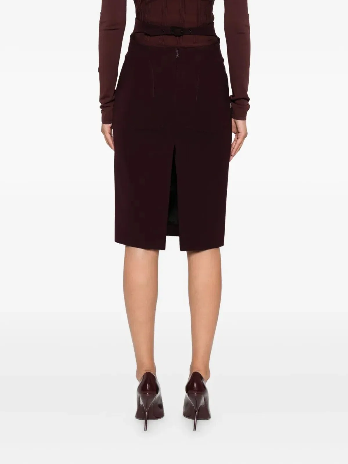Mugler Midi Skirt