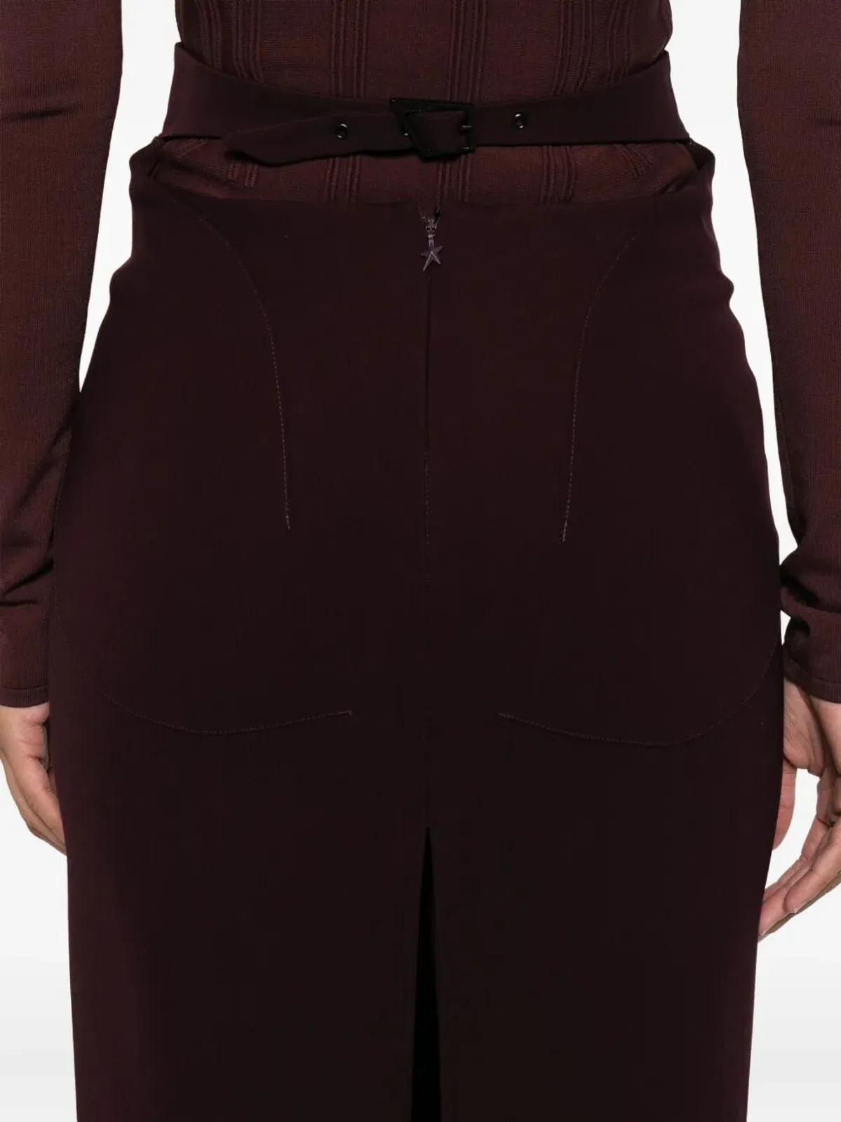 Mugler Midi Skirt