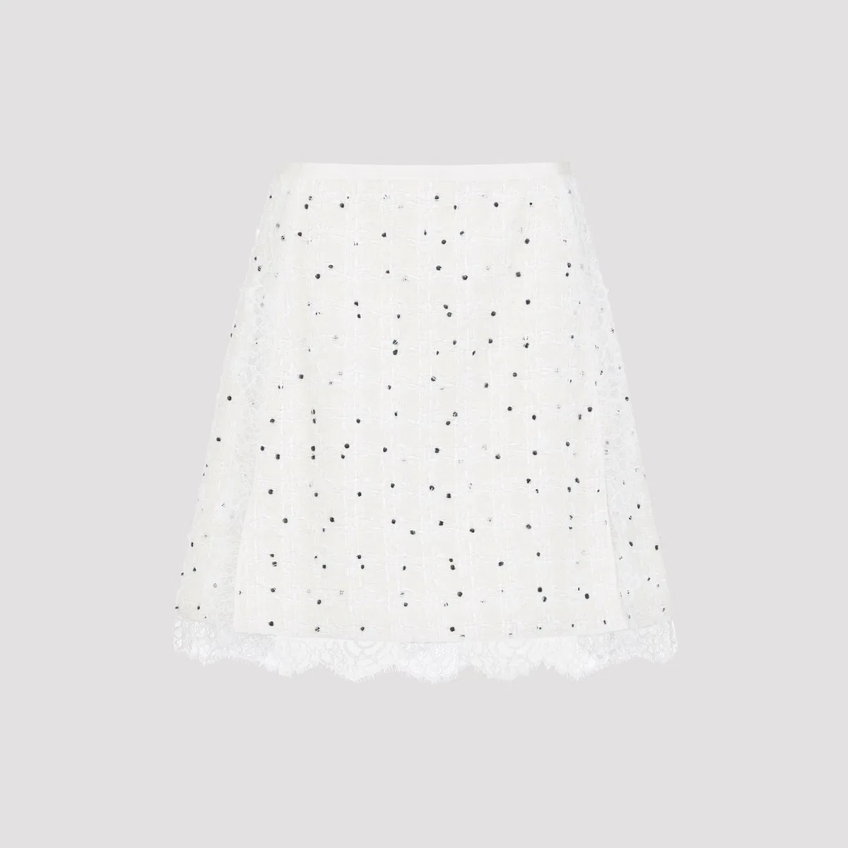 Giambattista Valli Ivory Cotton Mini Skirt
