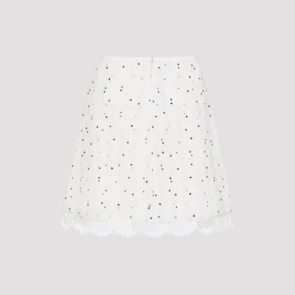 Giambattista Valli Ivory Cotton Mini Skirt