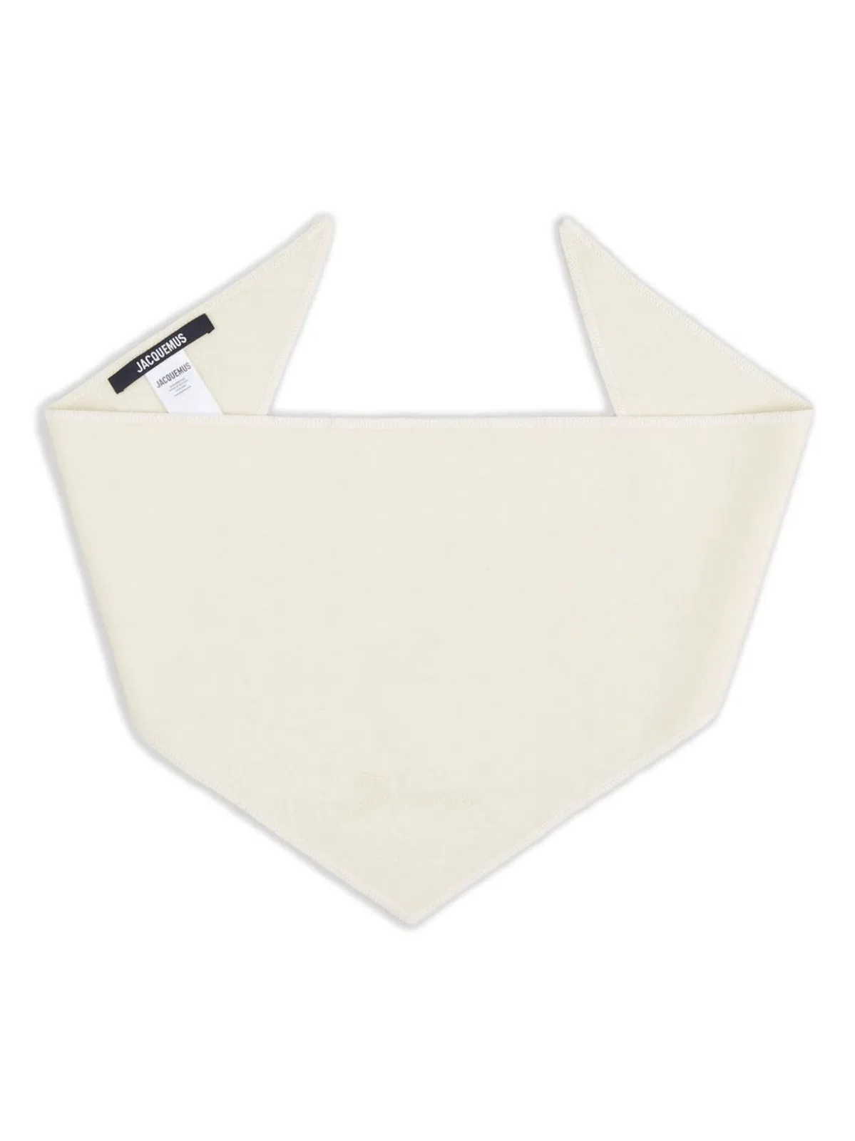 Jacquemus Off-White Wool Blend Triangular Accessor