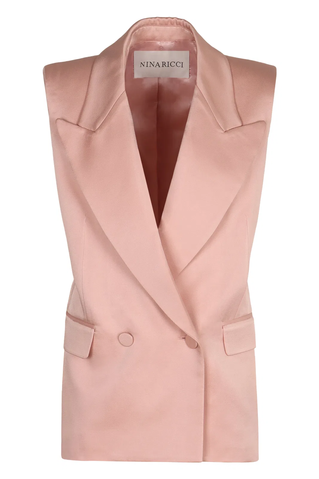 Nina Ricci Doublebreasted Sleeveless Jacket