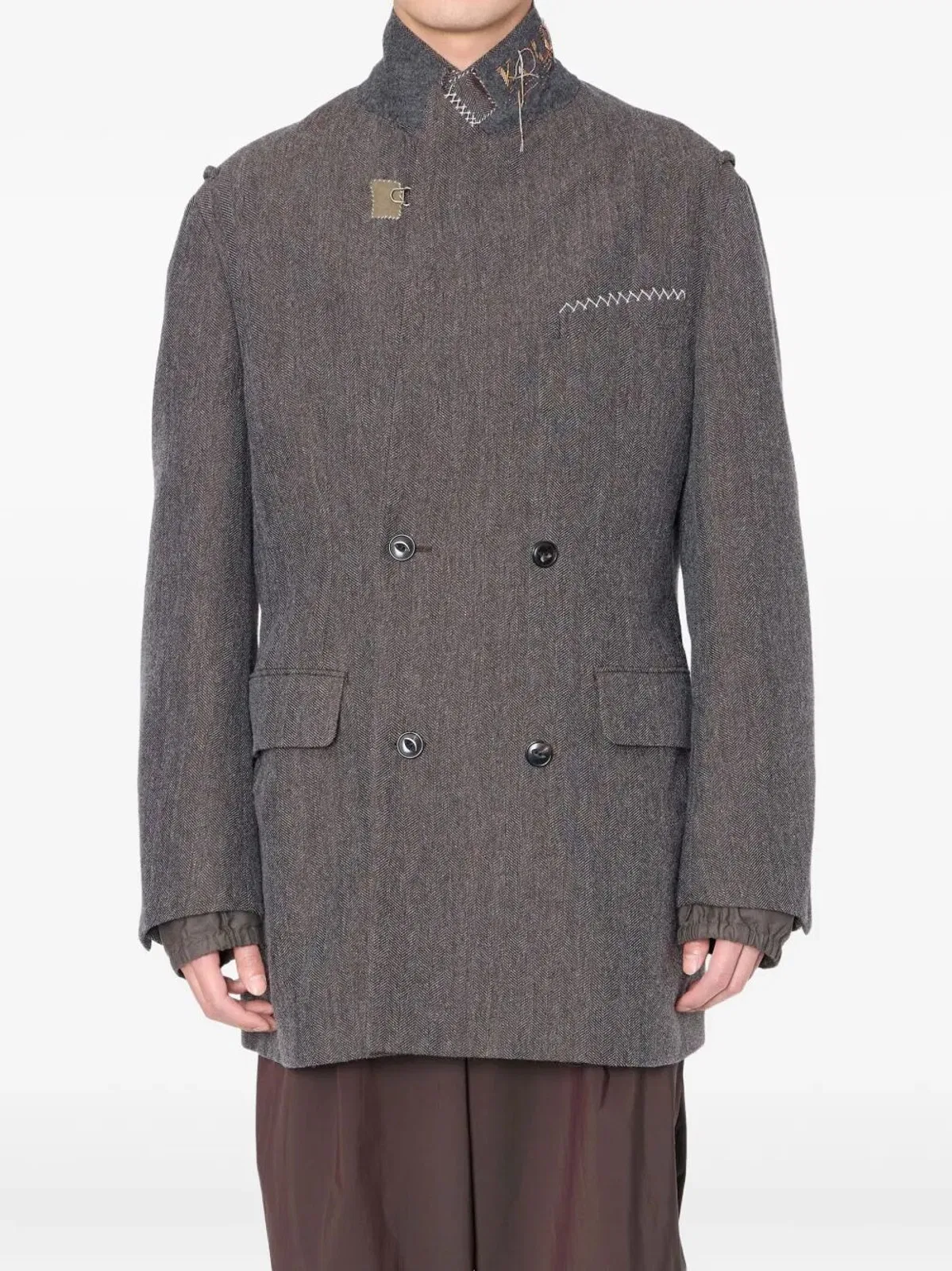 Kolor "Jacket 02" Split Double Breast Coat