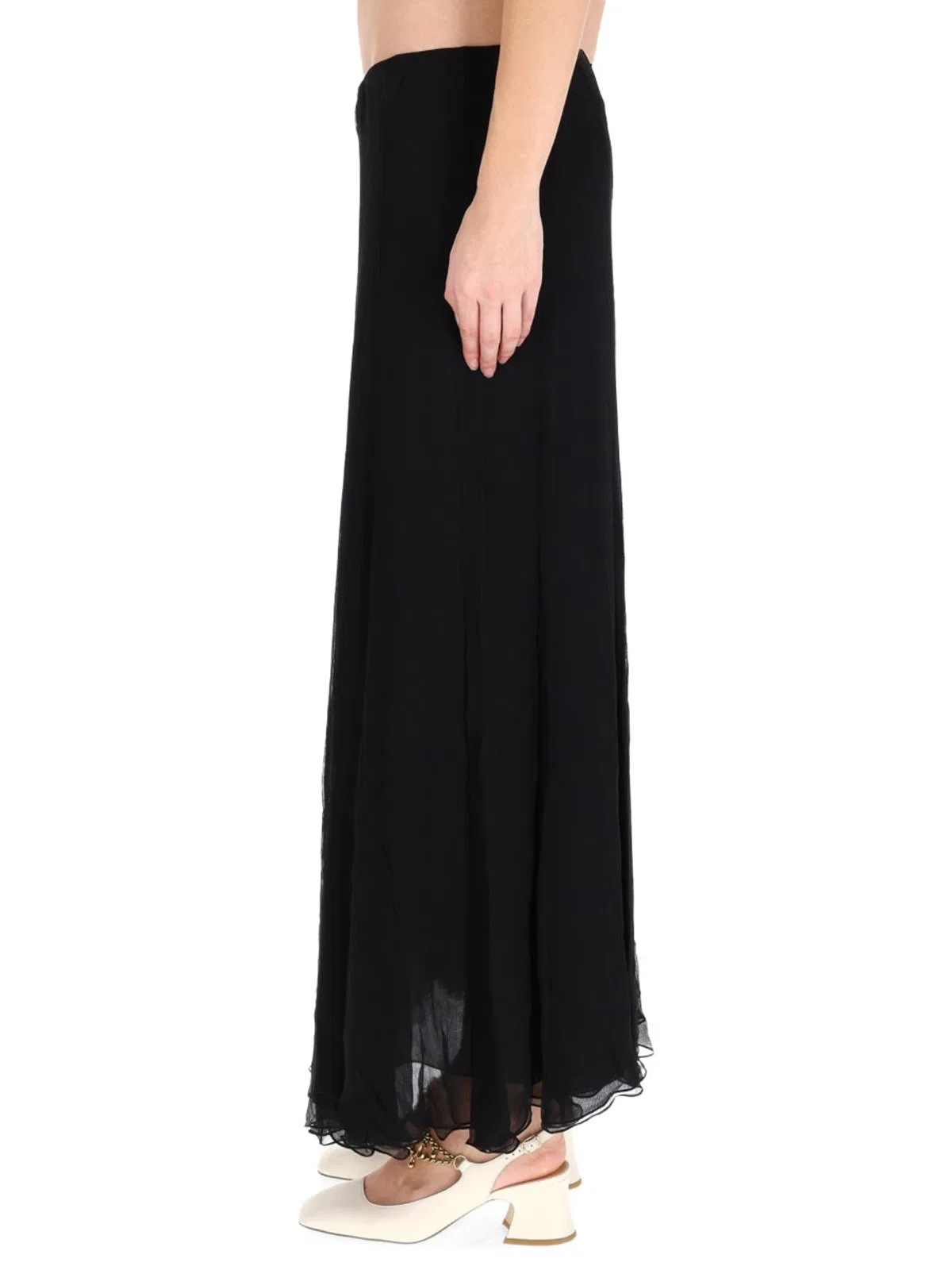 Chloé Silk Muslin Maxi Skirt