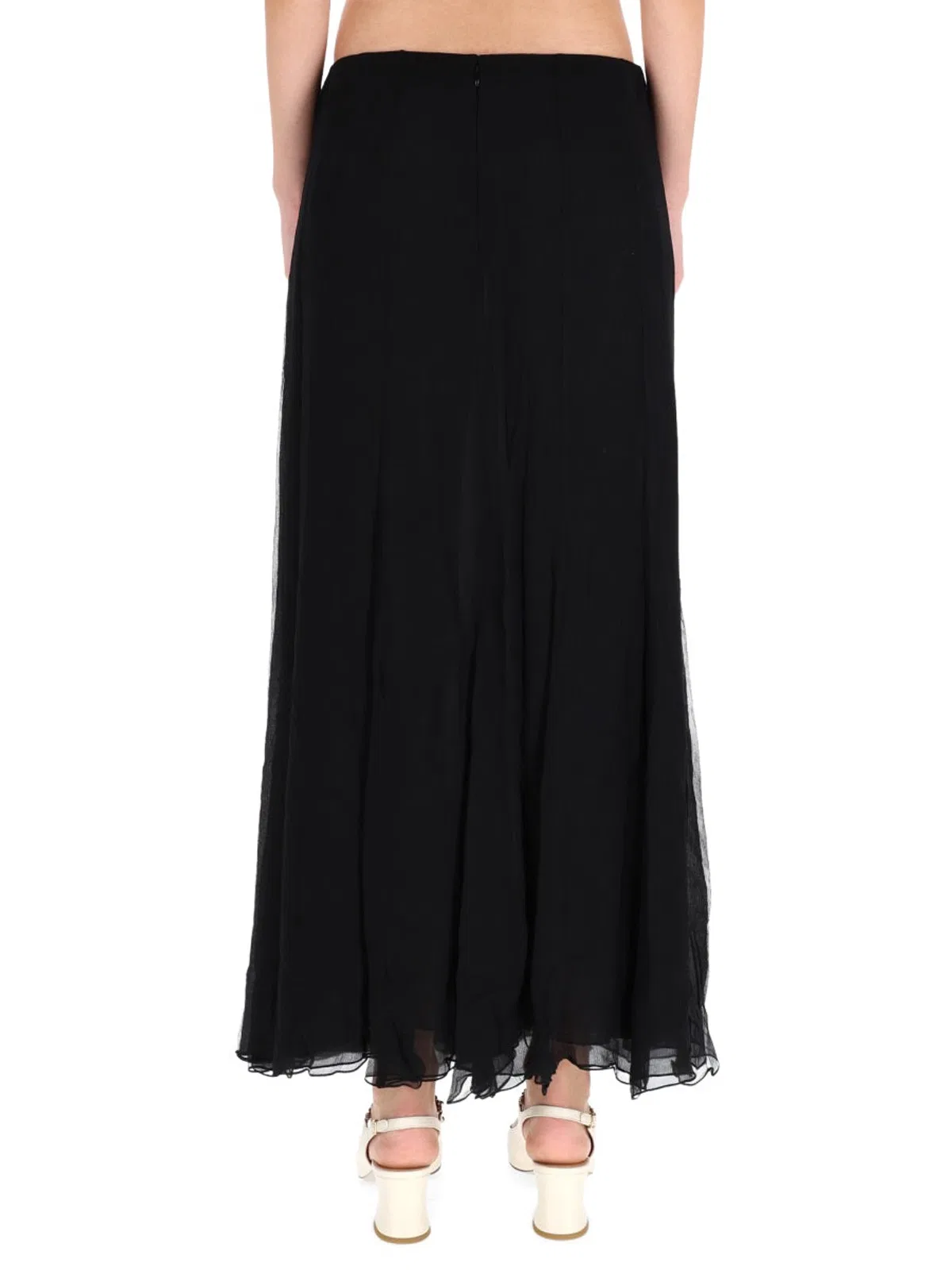 Chloé Silk Muslin Maxi Skirt