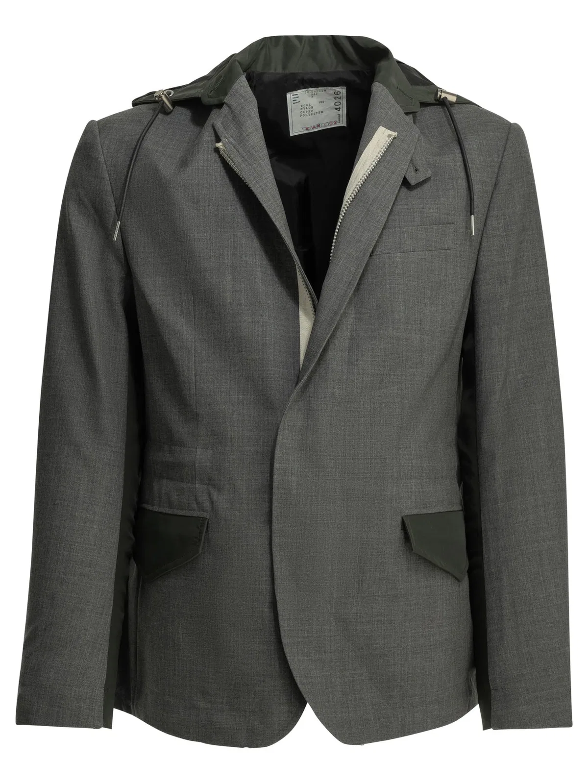 Sacai "X Nylon" Blazer