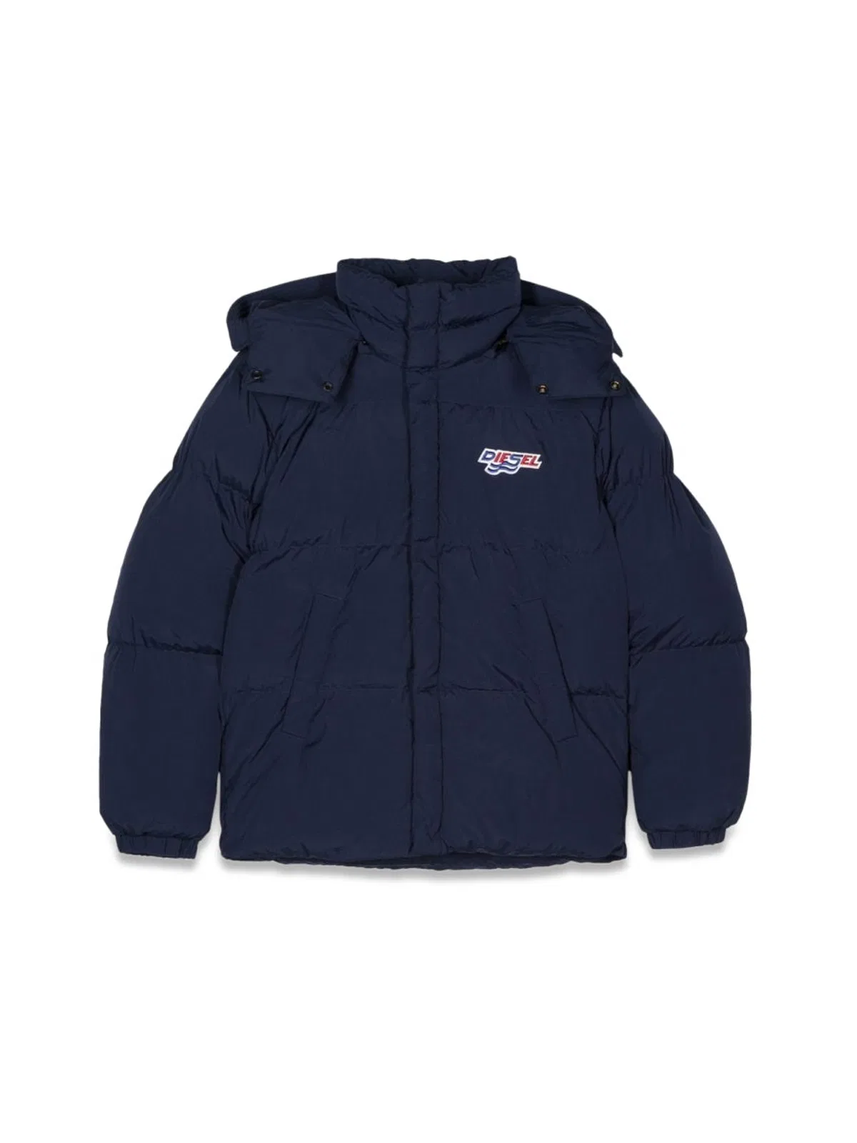 Diesel Kids Padded Down Jacket With Hood