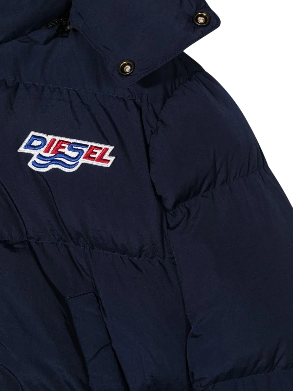 Diesel Kids Padded Down Jacket With Hood