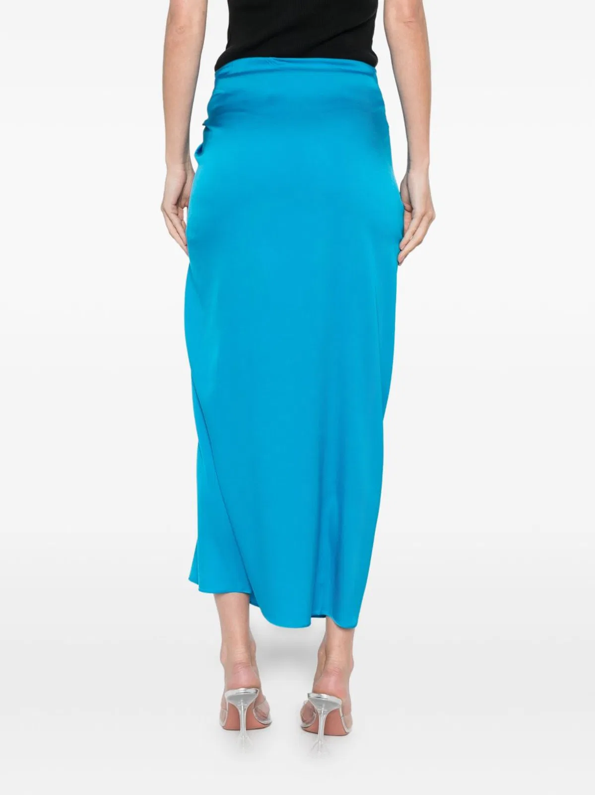 Silk95Five French Tie Silk Skirt