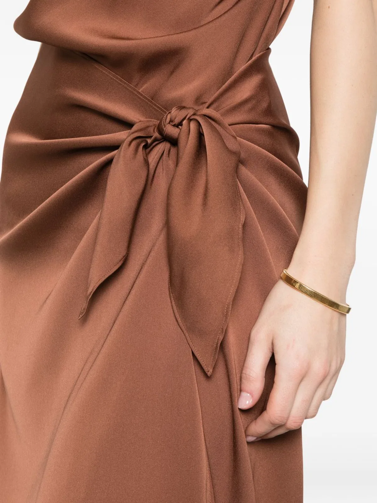 Silk95Five French Tie Silk Skirt