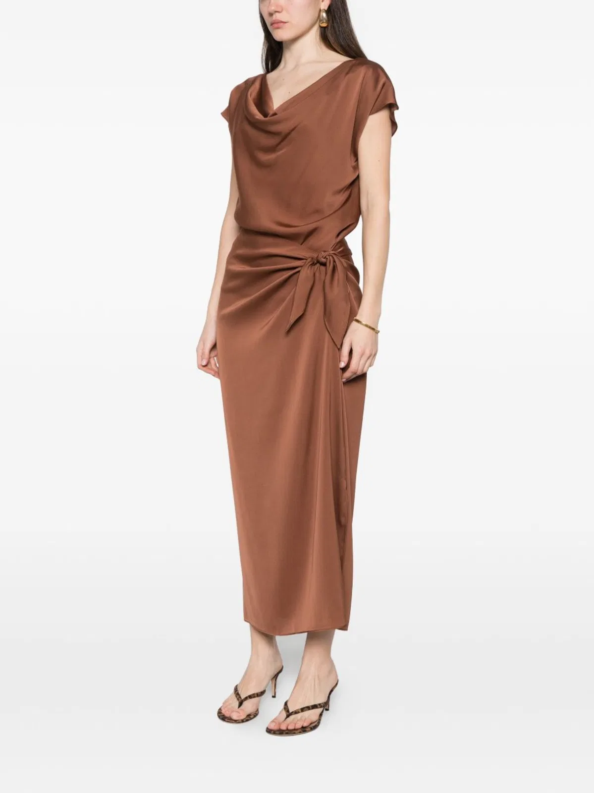 Silk95Five French Tie Silk Skirt
