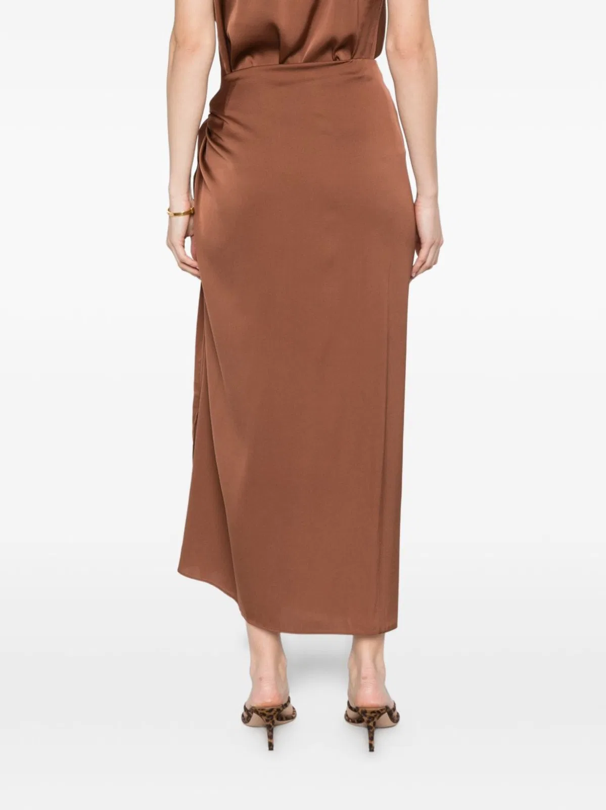 Silk95Five French Tie Silk Skirt