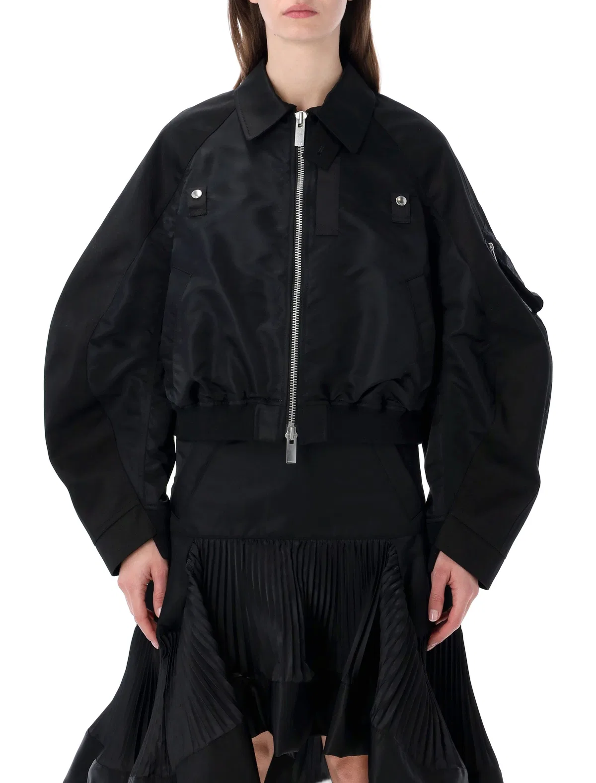 Sacai Chino Nylon Bomber Jacket
